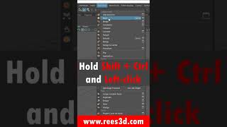 How to Create a Custom Shelf in MAYA 2023 #shorts #rees3d #maya