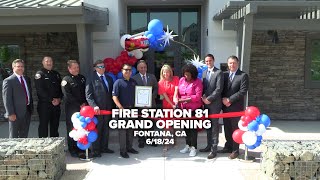 Grand Opening of State-of-the-Art Fire Station 81