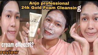 24k Gold Foam cleansing Review  & Demo / hazelmercado