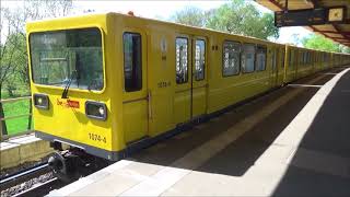 U-Bahn Berlin - Bahnhof Ruhleben & Olympia-Stadion U2 [HD]