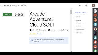 Arcade Adventure: Cloud SQL I | ARC236 | Level 3: Google Cloud Adventures