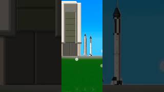 Tried Something New 😊 Saturn V - SLS Block 1 - Atlas SLV - Mercury Redstone #sfs #apollo11 #sls