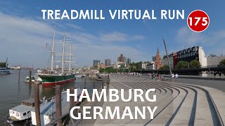 Treadmill Virtual Run 175: Hamburg, Germany