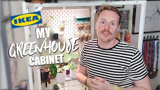 IKEA Greenhouse Cabinet 2020 - How to set up + plant tour - Rare plant cabinet