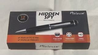 MINICUTE Hidden Camera Spy Pen Product Review