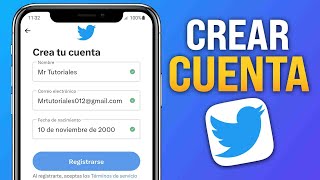 Cómo CREAR CUENTA en TWITTER en 2024 - Registrarse en Twitter