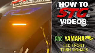 How To Install New Rage Cycles Yamaha R7 LED Front Turn Signals