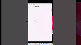 Data usage limit in windows 11