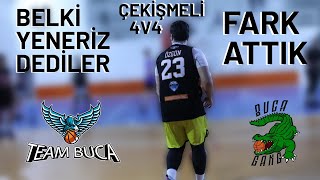 FARKA GİTTİK.. AMA HESABA KATMADIĞIMIZ BİR ŞEY VARDI.. // 4V4 BASKETBOL MAÇI