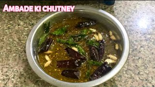 ambade ki chutney | gongura chutney | sorrel leaves chutney