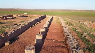 Yacimiento arqueológico de Jamila. Vva. de los Infantes. (Ciudad Real) a vista de Drone. 2ª Parte