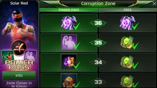 Corruption Zone #35 Rewards ~ Power Rangers Legacy Wars