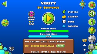 VeritY by Serponge (3 Coins) - Geometry Dash