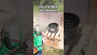 22" Rim Powder Coat Removal - Blasting