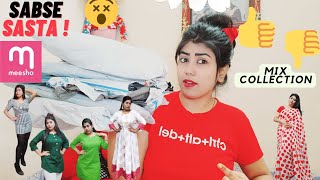 MEESHO Clothing Haul starting at ₹184/-  Kurtis, Suits, Saree & Co-ords || Honest Review || Rituals