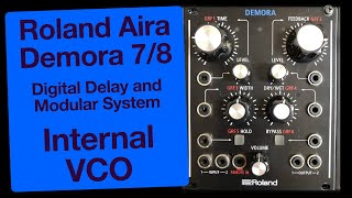 Roland Aira Demora Delay + MI Rings + Intellijel Rainmaker: Synthesizer Voice