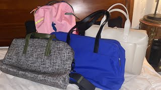 ASMR: Travel Bag Collection | Zippers Nylon Backpack Sounds | Distant Jazz Music | No Talking