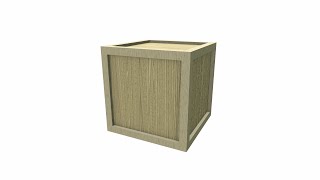 Wooden Crate 6 3D Model