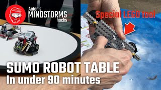 How to make a Robot sumo table in 90 minutes!