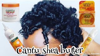 Cantu Shea Butter Products/ Perm Rod Hair Style/Naturalroxxy