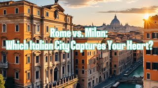 Rome vs. Milan: Which Italian City Captures Your Heart?