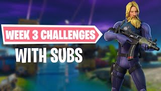 Season 3 Week 3 Live Challenge Guide! | Fortnite Battle Royale LIVE!!