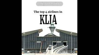 TOP 4 Airlines in KLIA 🥶 #fypシ゚viral #malaysia ( IB: @pixilcinematics_ae )