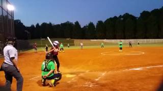 Alia RBI hit for Sharon Springs Racers