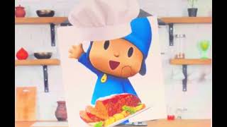 Pocoyo tries to cook…