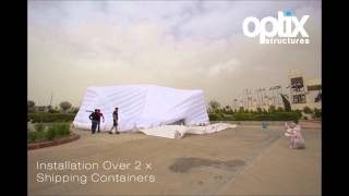 Optix Structures Inflatable 12m Cube Iraq