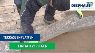 MADERO Terrassenplatten selbst verlegen | DIY Anleitung von DIEPHAUS