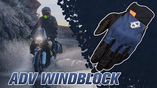 MSR ADV Windblock Motorcycle Gloves w/D3O