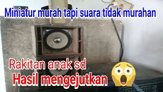 cek sound miniatur . mencoba book spl . HASIL JIOS HORREG POLL