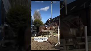 POV: you try and teach a beginner to ride a horse!! #edit #equestrian #horse #viral #youtube