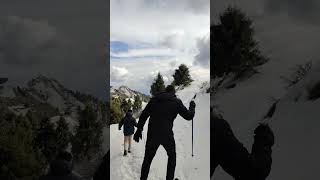 27 Feb 2024 Dainkud Peak snow Trekking contact us 8219747425 #dalhousie #mountains #shortvideo