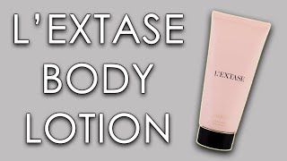 L'EXTASE BODY LOTION | skin test, short review & INCI (ingredients)