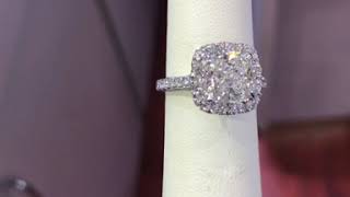 2.50 Carat Cushion Cut Engagement Ring (Beautiful Diamond at Ritz Jewelers inLosAngeles