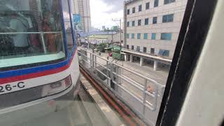 DOTR and Sumitomo MRT 3 at 60kph Speed. Edsa GMA to Buendia Station. Covid 19 New Normal Trip Part 1