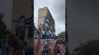 दहीहांडी प्रोग्राम in mumbai #viralvideo #video #janmashtami #krishna #mumbai