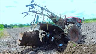 How To Make Raised Bed Using A Hand Tiller Tractor Attachment