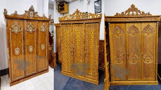 Wooden 3 door wardrobe design | Top 20+ wooden almirah design | Latest almirah design