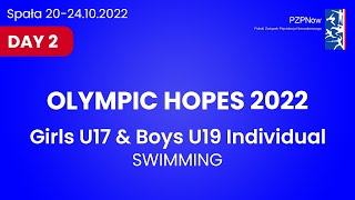 Swimming - Girls U17 & Boys U19 Individual - Olympic Hopes 2022 - Spała 22.10.2022