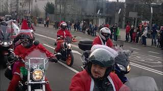 Mikołaje na motocyklach   05 12  21 Gdynia