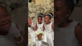 Cute and beautiful flower girls💯💕🥰😍#trendingshorts #wedding #beauty #flowergirls #africa