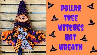 Dollar Tree Witch Hat Tutorial | How to price your wreath | Curl Method