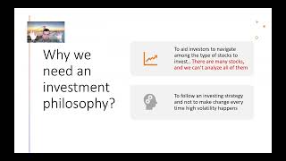 Investment Philosophy.. how to select stocks in your portfolio?