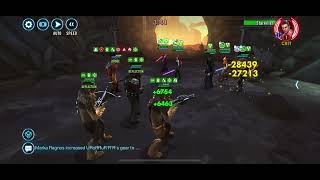 Swgoh - TW - Omi Tarfful/wookies/vet Han vs Starkiller oJuJu