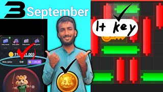 3 September Mini Game Puzzle & Daily Cipher code & Combo Card | Hamster Kombat