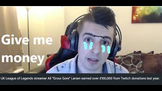 Gross Gore (Ali Larsen) says he deserves 5k a month