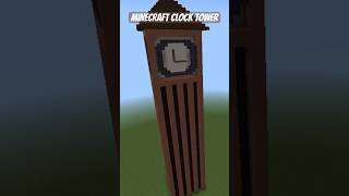 Minecraft Clock Tower #shorts